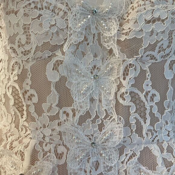 NEW BRONX AND BANCO Colette Lace Mini Dress, wedding bridal dress - Picture 7 of 16